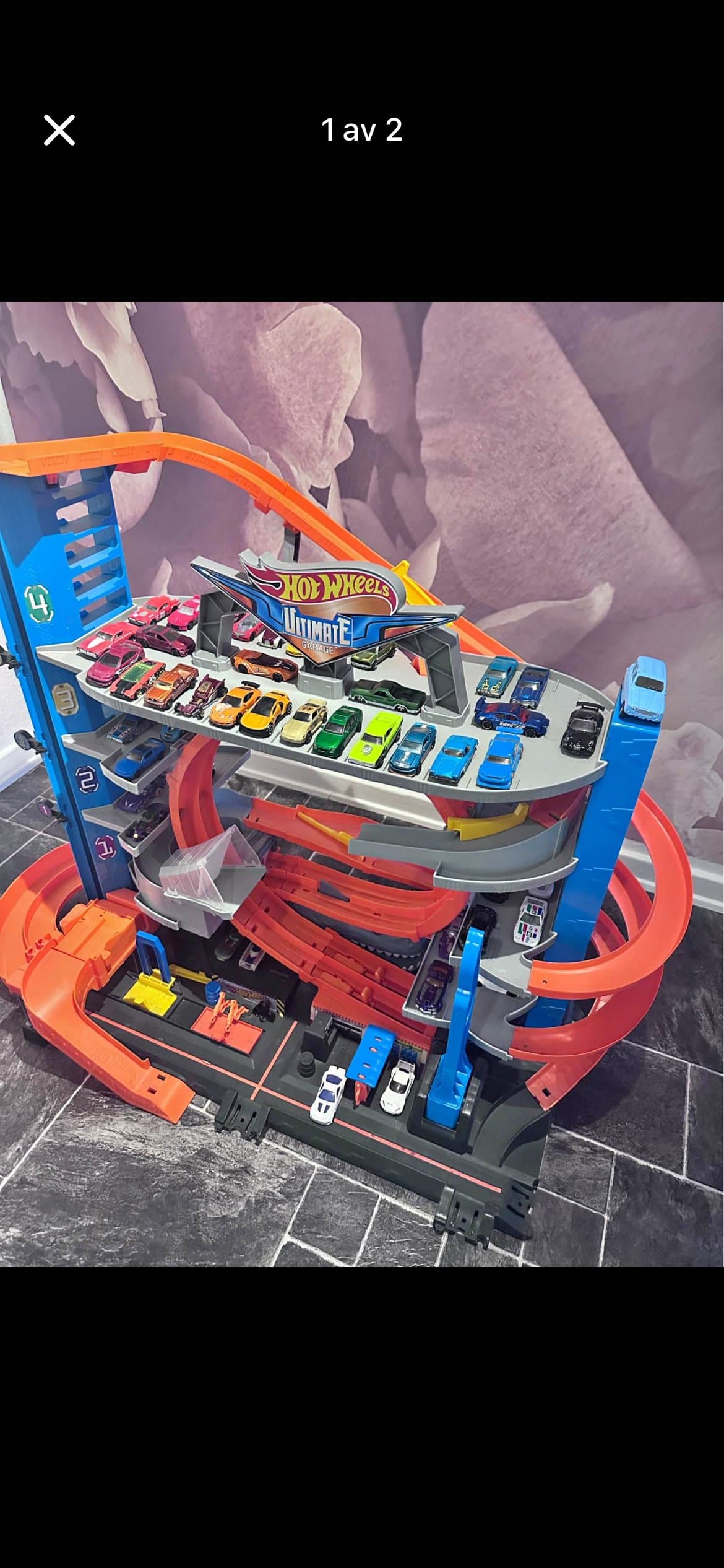 Hot Wheels-garage – före